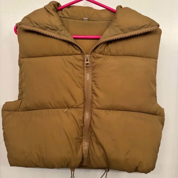 Jackets & Blazers - Brown Puffer Vest
